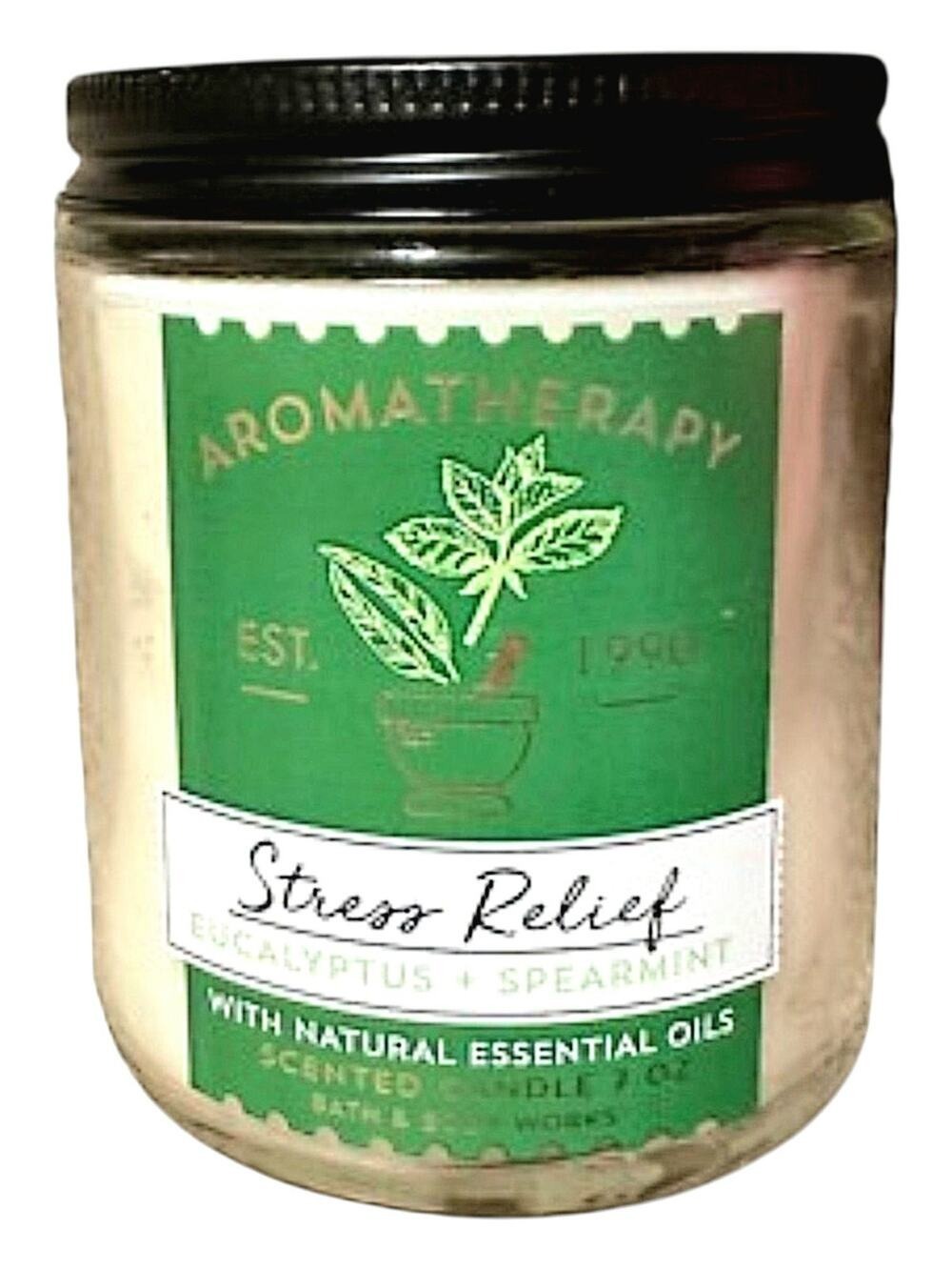 BATH & BODY WORKS EUCALYPTUS SPEARMINT AROMATHERAPY CANDLE